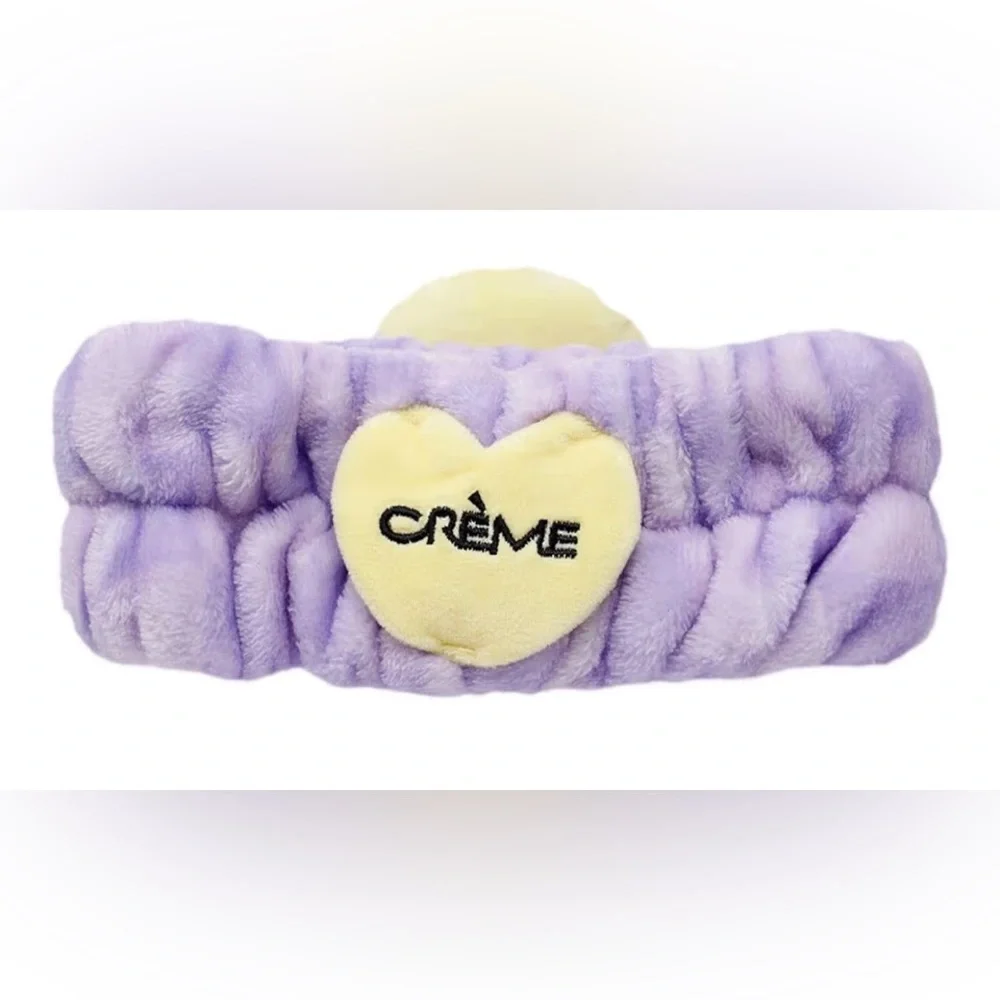 The crème shop winky face 3d teddy headyband plushie spa headband. New in box